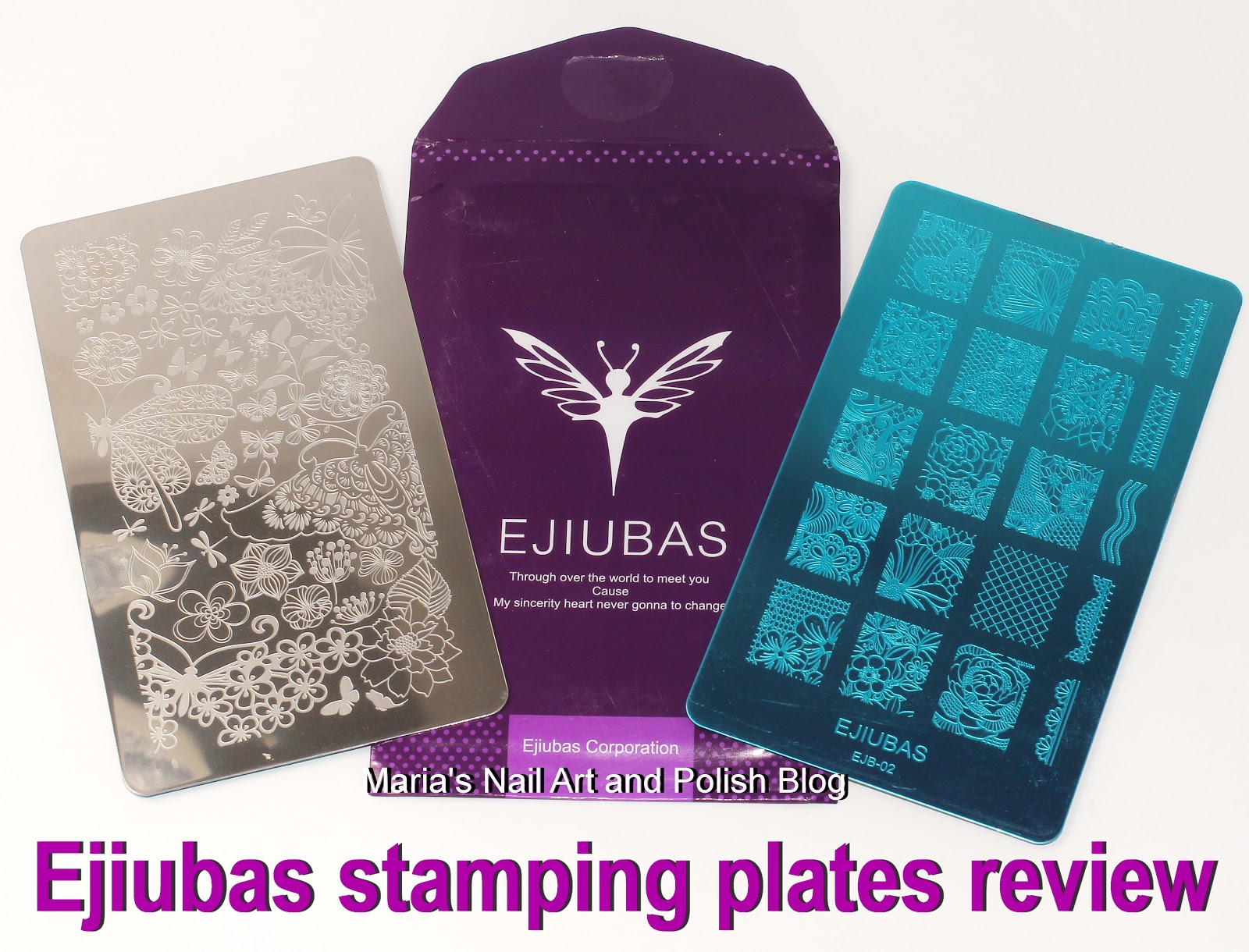 Marias Nail Art and Polish Blog Ejiubas stamping plates review