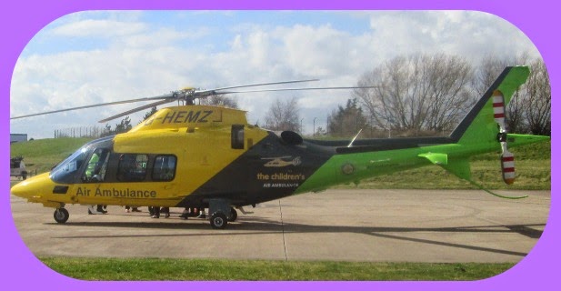 Supporting the children's air Ambulance helicopter flight and raising awareness 