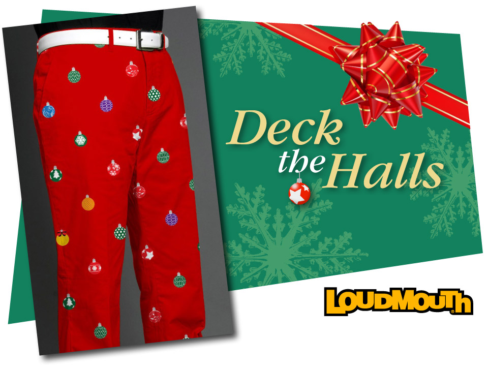 American Golfer Loudmouth Golf Introduces New Holiday Designs