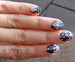 nail snowflake colors