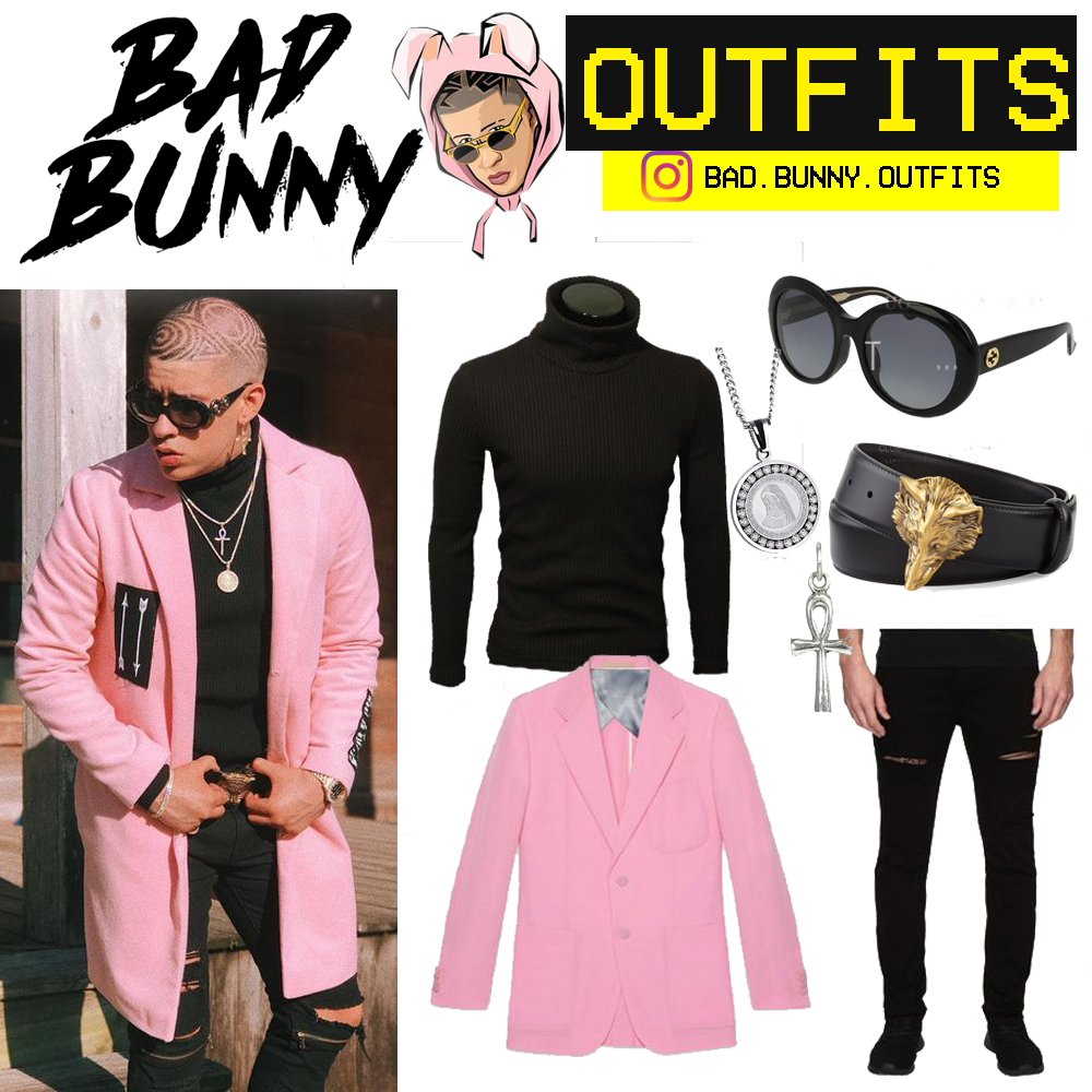 Bad Bunny Outfits Bad Bunny Outfits (inspirado)