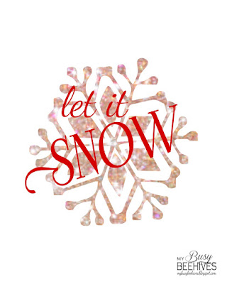 Let it Snow printable