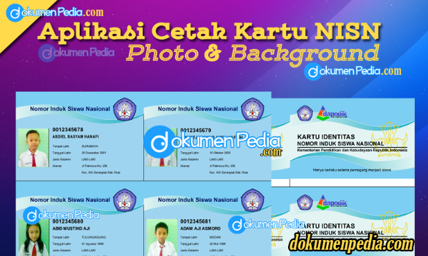 Aplikasi Cetak Kartu NISN Berbasis Dapodik Excel Tentang