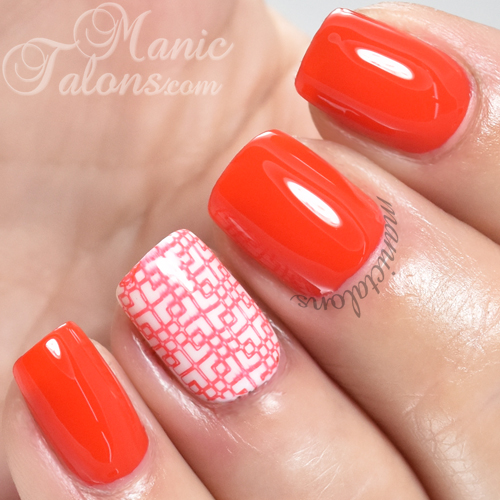 Manic Talons Nail Design Inm Out The Door Nail Lacquer Review