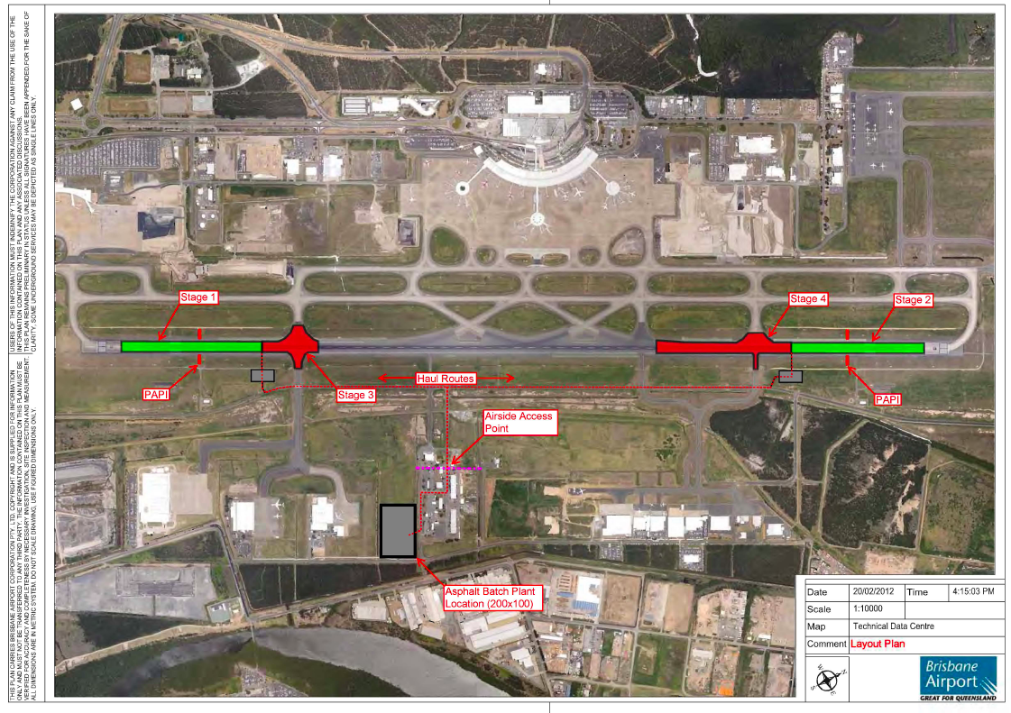 Get Brisbane Airport Runway Map Pictures