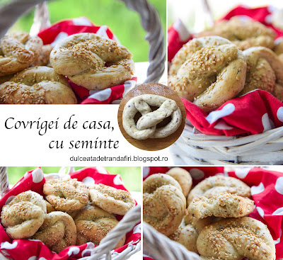 Covrigei de casa, cu seminte