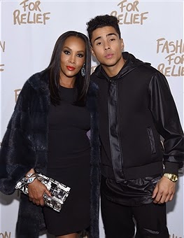 Vivicia Fox & Quincy at Naomi Campbell Relief Charity Fashion Show