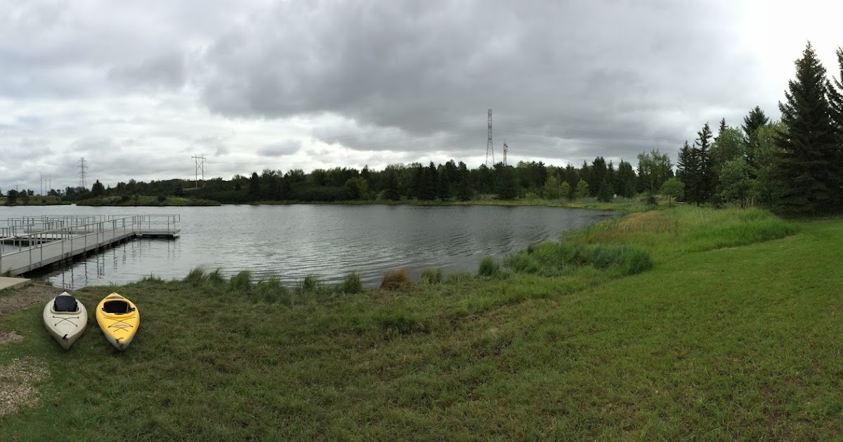 Canoeing Around Edmonton, Alberta, Canada Hermitage Pond, Edmonton