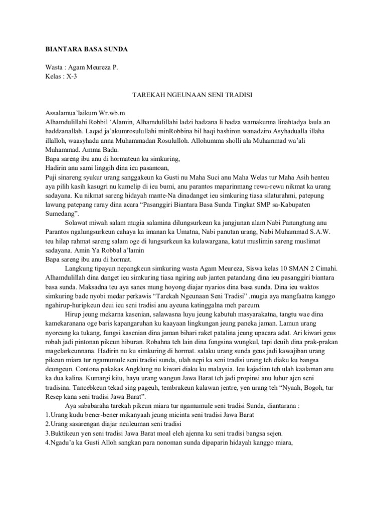 biantara bahasa sunda - wood scribd indo