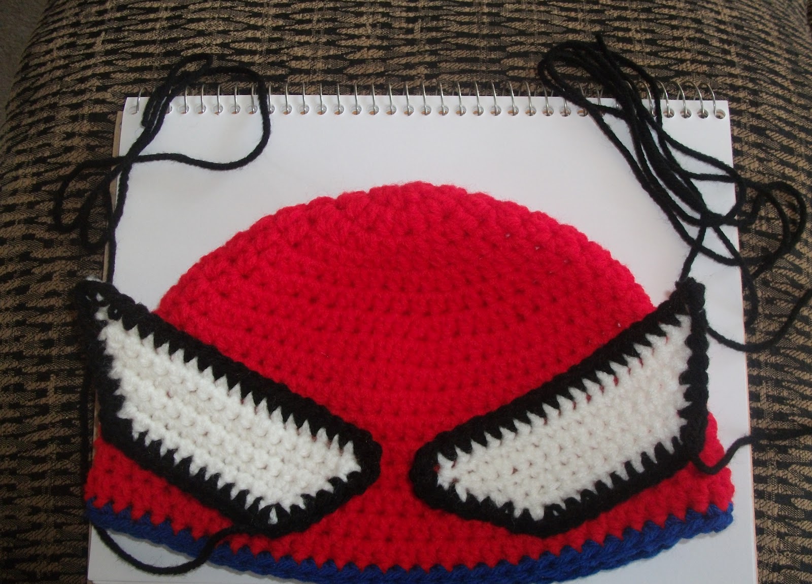 MelodyCrochet: The Making of Spiderman (Crochet Hat)