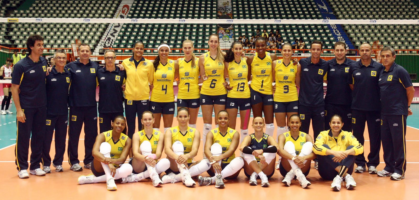 Fixture de la selección de voleibol