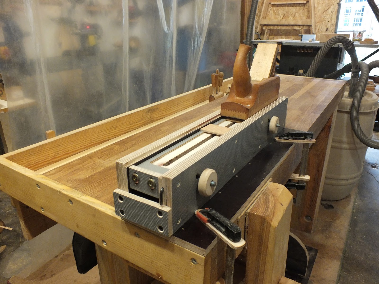 Wood Yogi Hand Plane Thicknessing Jig With Micro Adjustment