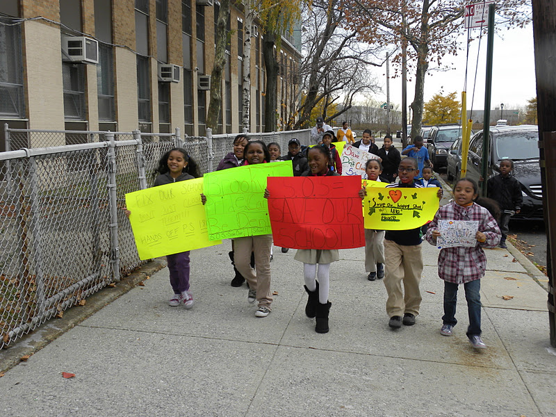 Advocates for Change: PS 181 Save Our School rally 11-15-11