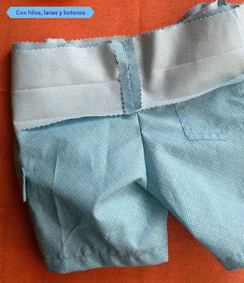 Con hilos, lanas y botones - DIY: Pantalón corto con bolsillos para niño paso a paso