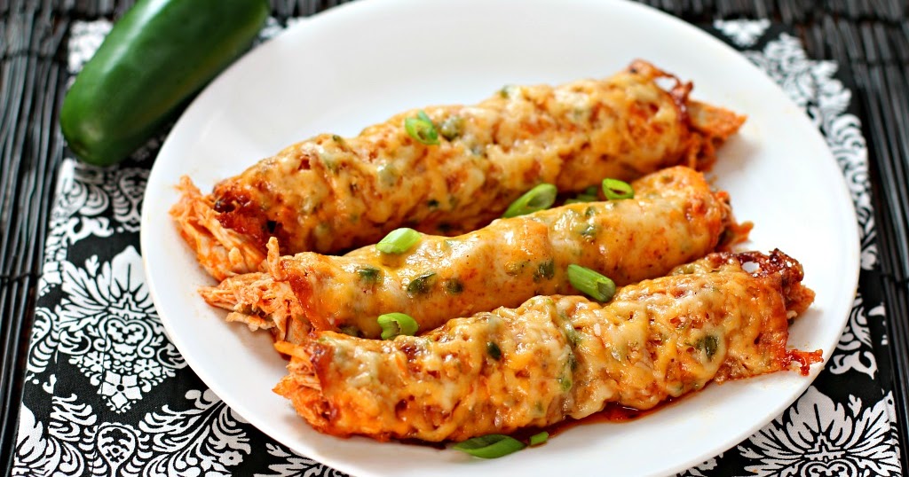 BUFFALO CHICKEN TAQUITOS WITH BAKED CHEESE SHELLS