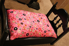 Repurposed Chair doll bed http://bec4-beyondthepicketfence.blogspot.com/2011/12/doll-bed.html