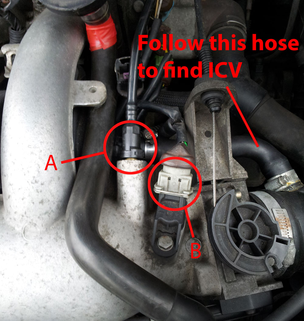 Guide Peugeot 306 GTi6 Idle Control Valve (ICV) Cleaning & Replacing