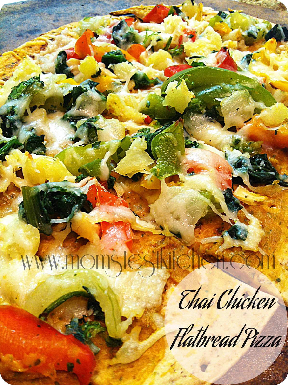 Frugal Foodie Mama: ~Thai Chicken Flatbread Pizza~ A Guest Recipe from ...