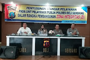 Polres Deli Serdang, Sosialisasikan Kepada Seluruh Elemen Masyarakat, Tentang Unit Pelayanan Publik, Dalam Rangka Pembangunan Zona Integritas (ZI).