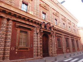 The Palazzo Fantuzzi in Bologna, where Respighi was born