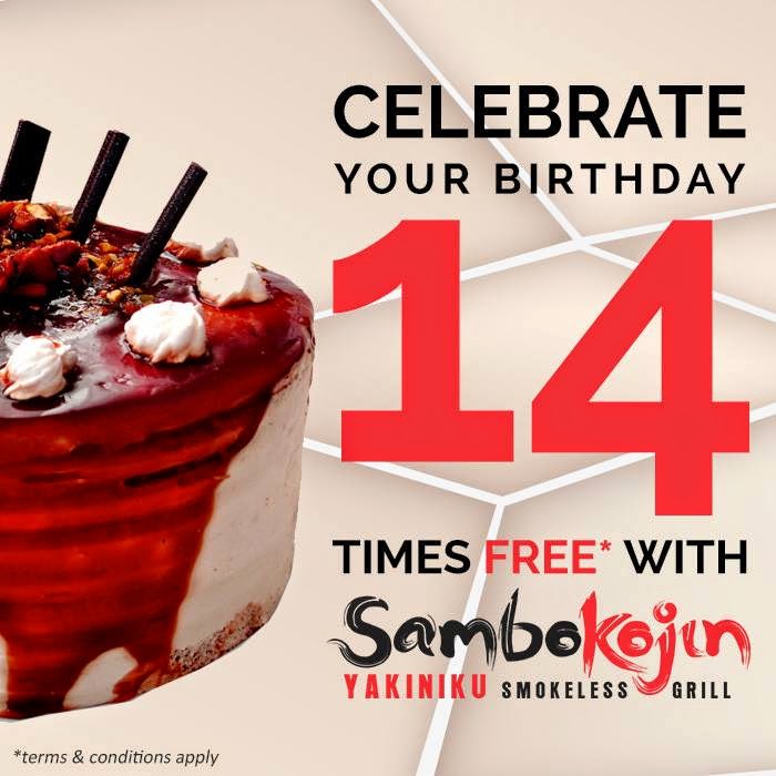 Manila Shopper Sambokojin Buffet Birthday Promo 2014