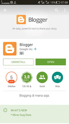 aplikasi blogger