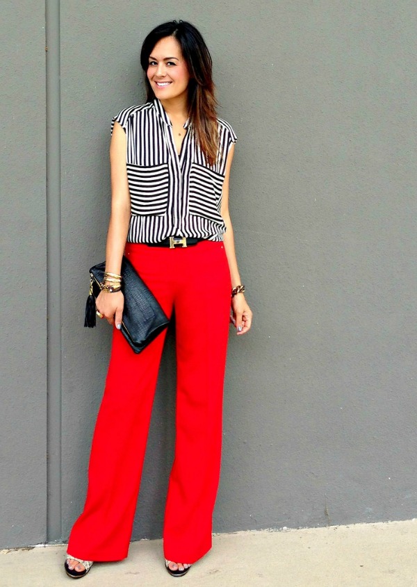 A Favorite Style Staple of Mine: Red Red Red Pants! | ALIXROSE