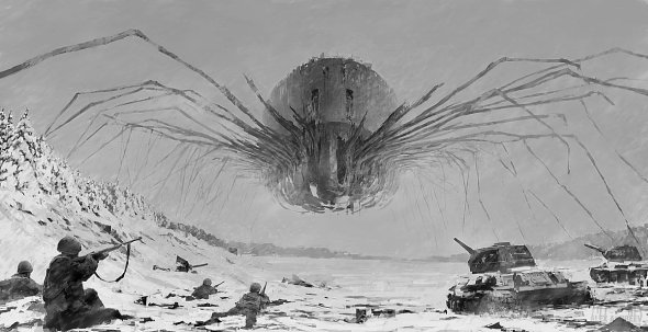 Alex Andreyev deviantart ilustrações ficção científica surreal terror