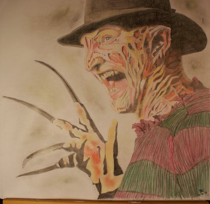 Freddykrueger drawing robertenglund nightmare