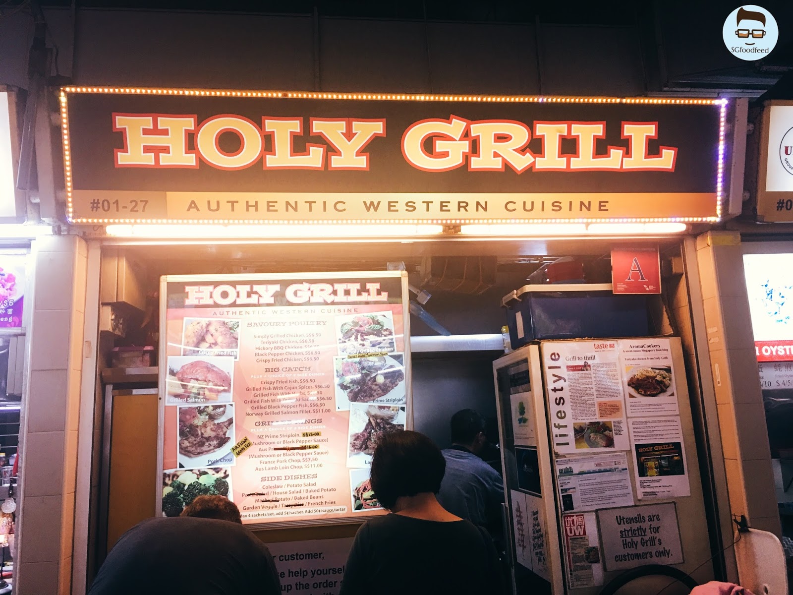 SGfoodfeed Holy Grill Authentic Western Cuisine Generous Side dishes