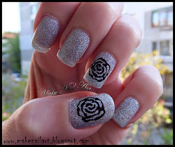 nail rose easy tutorial