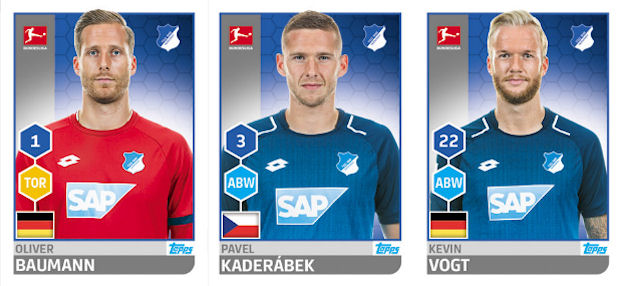 Nils Petersen TOPPS Bundesliga 2017/2018 Sticker 92