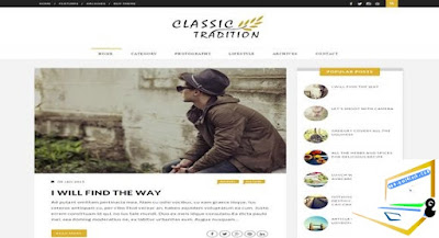 Classic Tradition Blogger Template | Download Free Classic Tradition Blogger Template