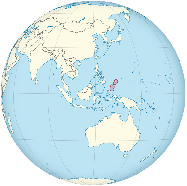 Letak negara Palau