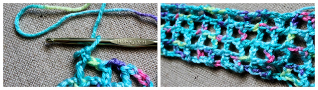 DIY // Free Crochet Pattern // Crochet Granny Squared Open Headband.