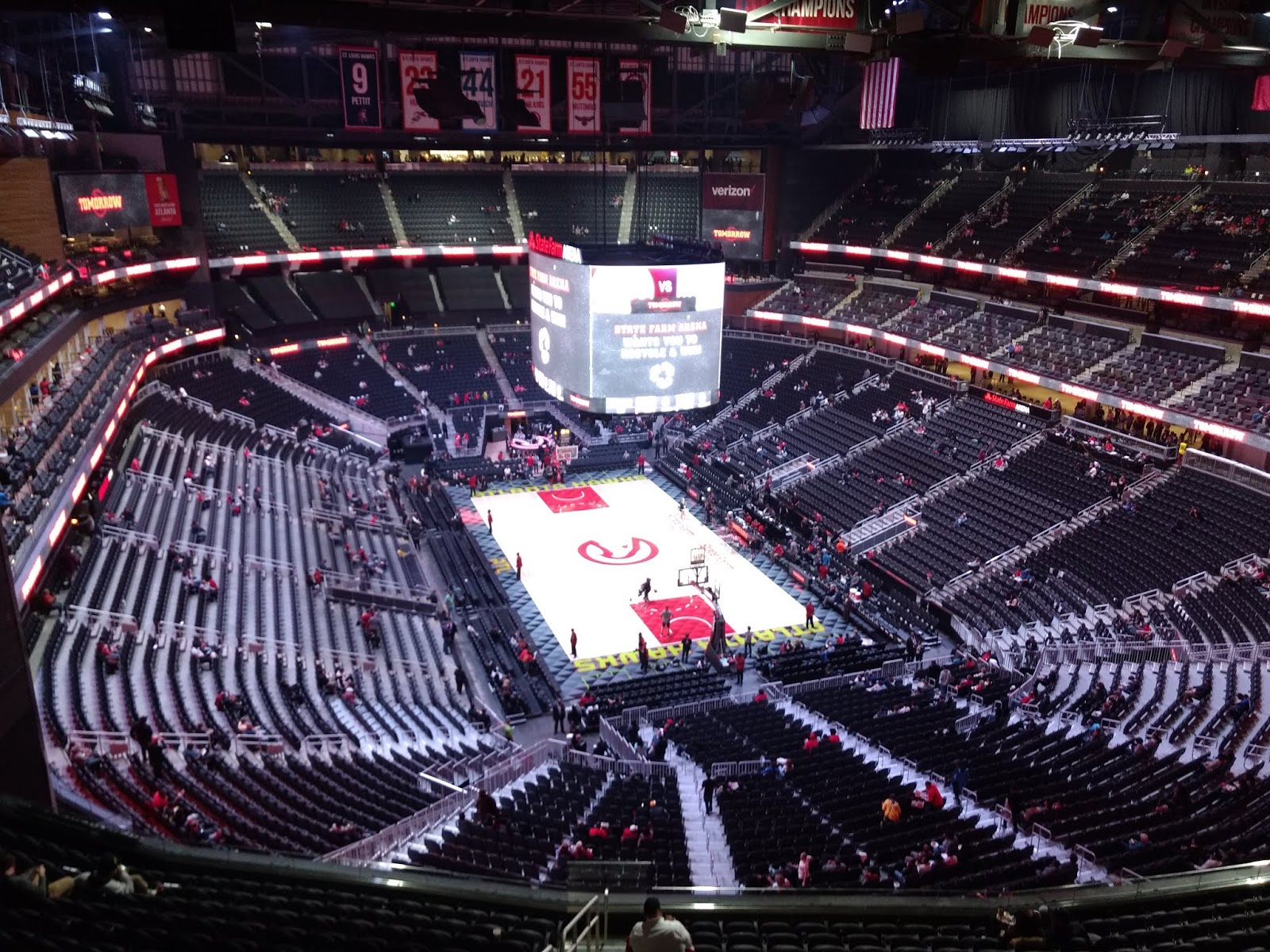 What it's like to watch an Atlanta Hawks game inside the revamped State  Farm Arena - Atlanta Magazine