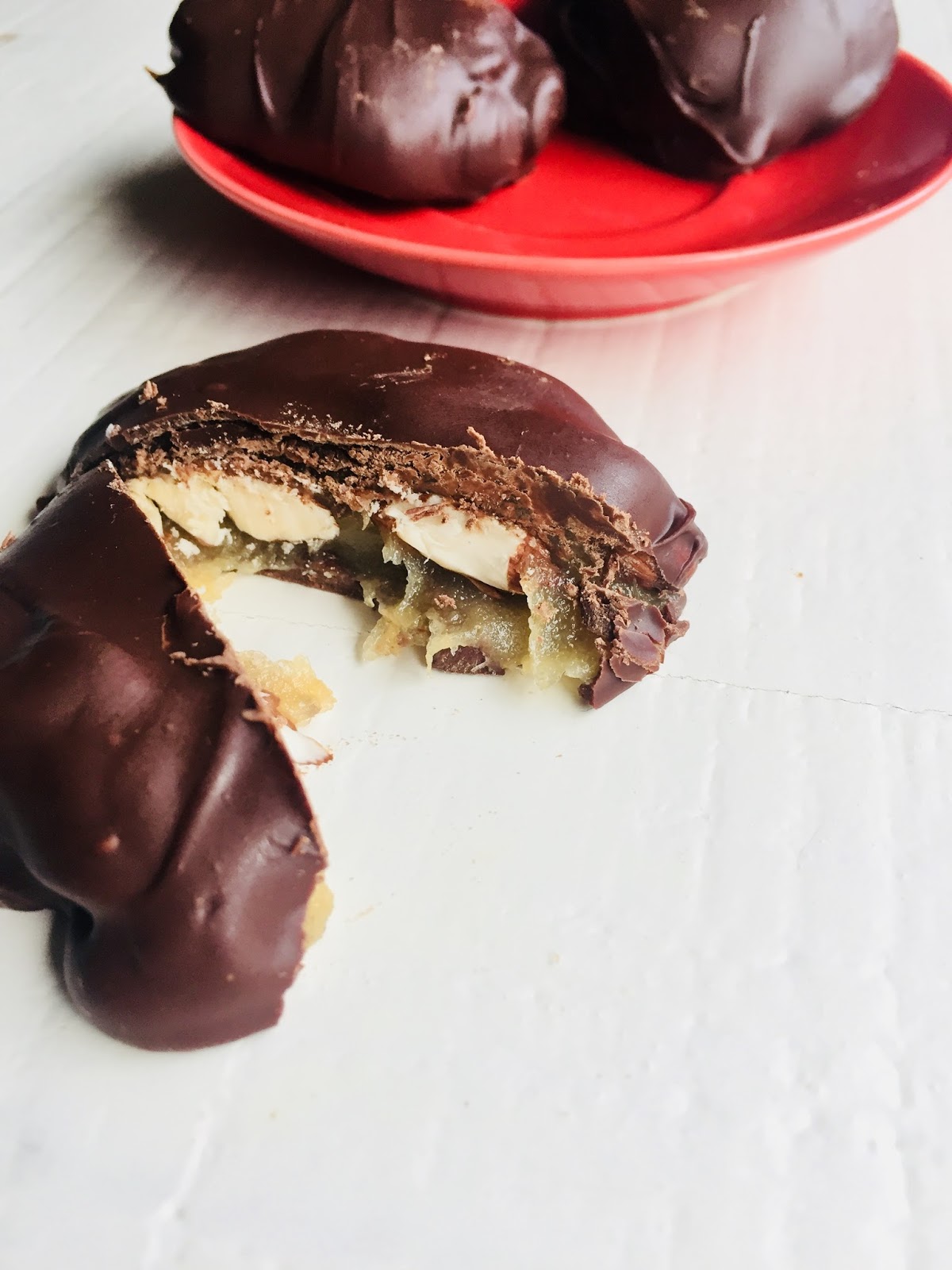 Homemade Chocolate Almond Turtles