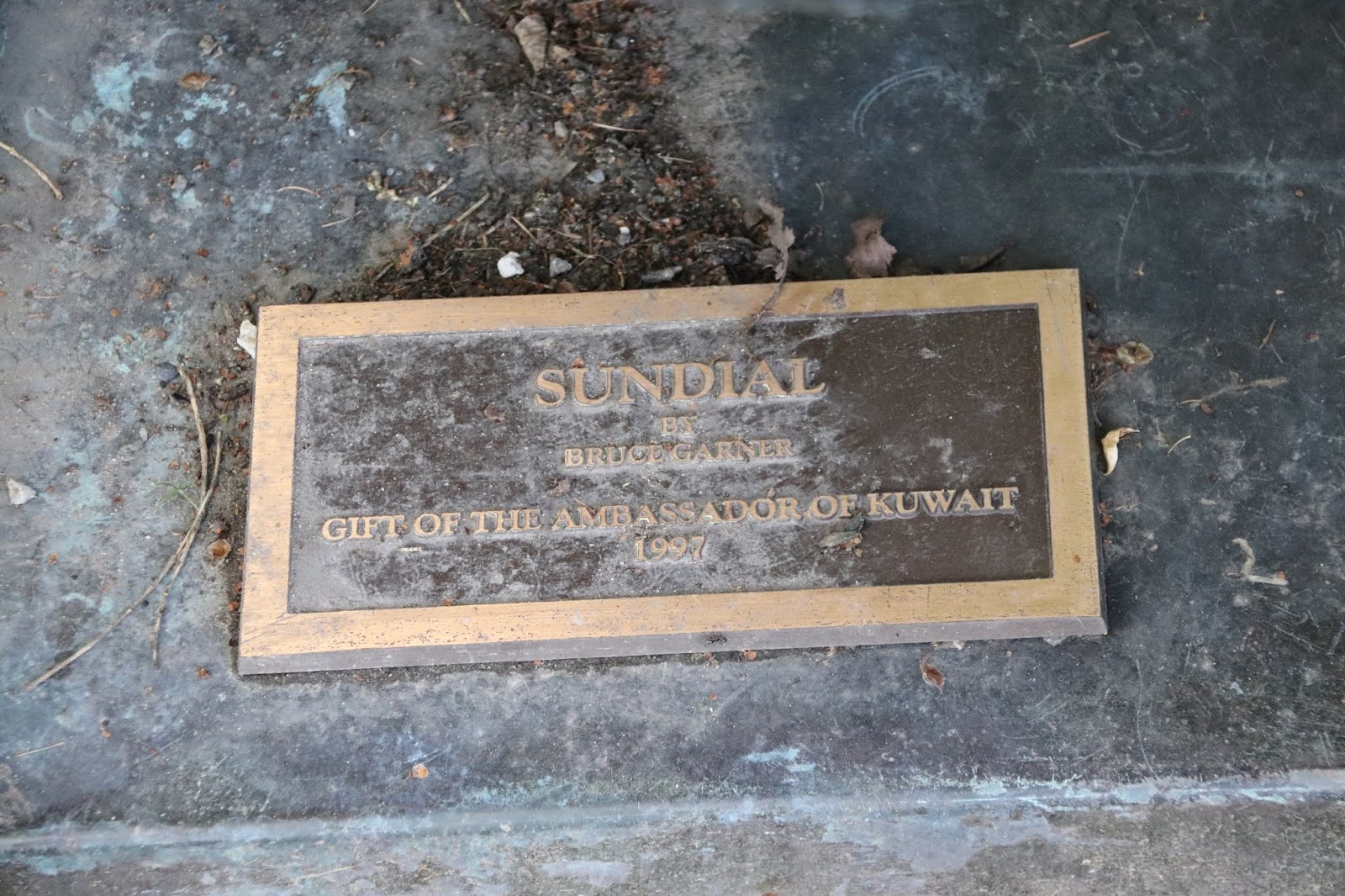 Memorials in Ottawa Rockcliffe Park Public Library Sundial
