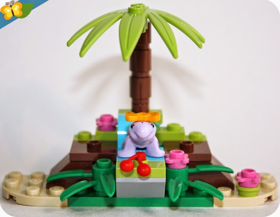 LEGO® Friends Animaux - Série 4 - La tortue et son île paradisiaque