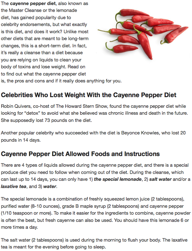 Cayenne Pepper Diet What about Is It? 1 Best Health
