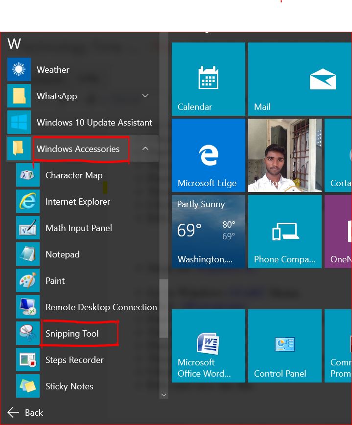 Take screenshot in windows 10,7,8 without any software