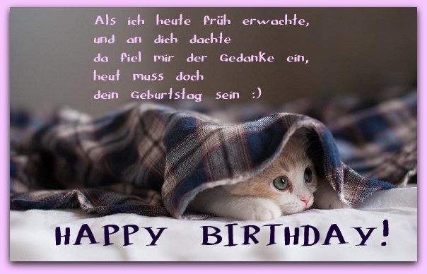 Klappkarte Zwei Kleine Katzen Geschenke Und Alles Gute Zum
