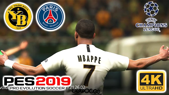 PES 2019 | BSC Young Boys vs PSG | UEFA Champion League | PC GamePlaySSS