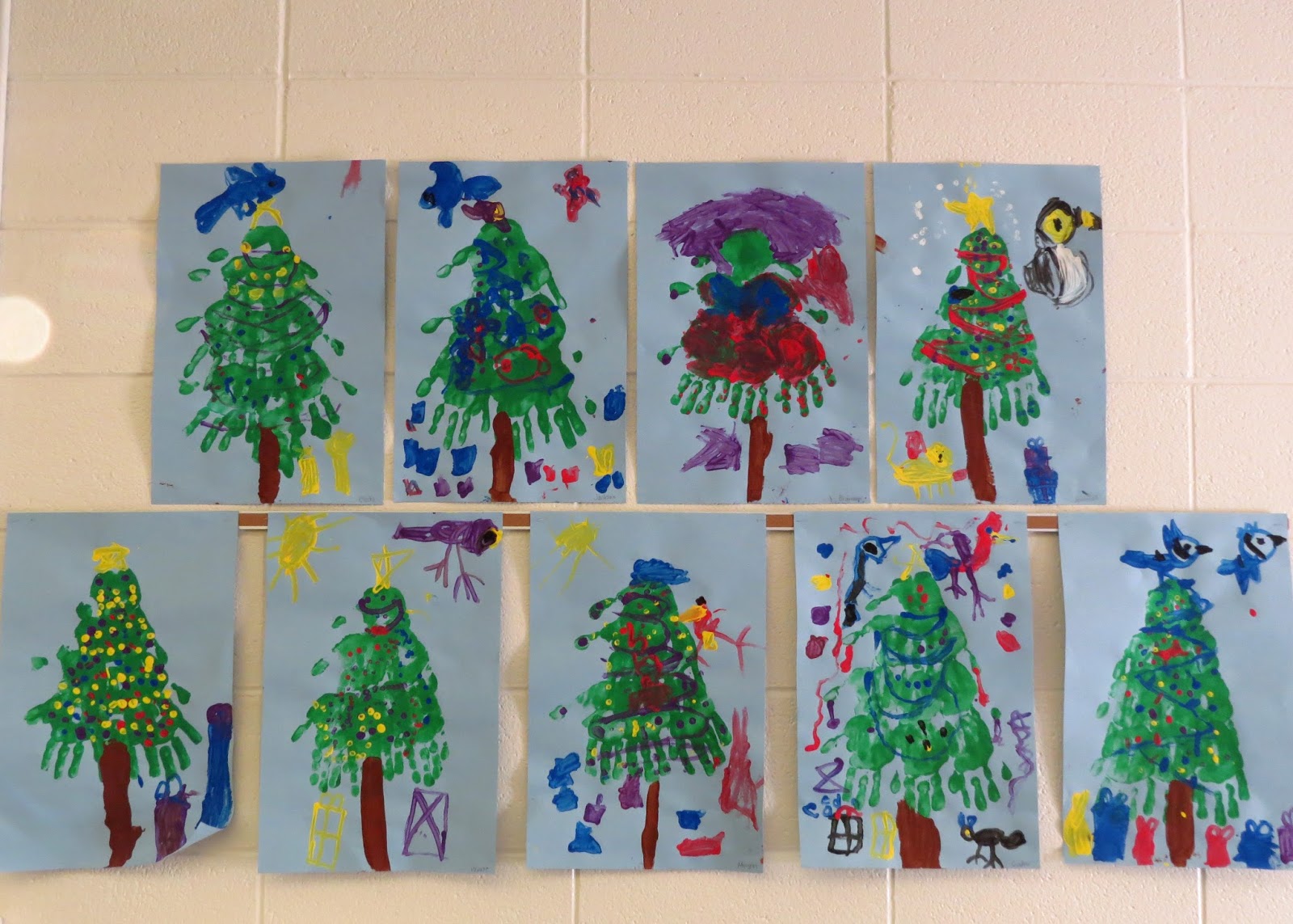 Our Kindergarten Journey Christmas Art