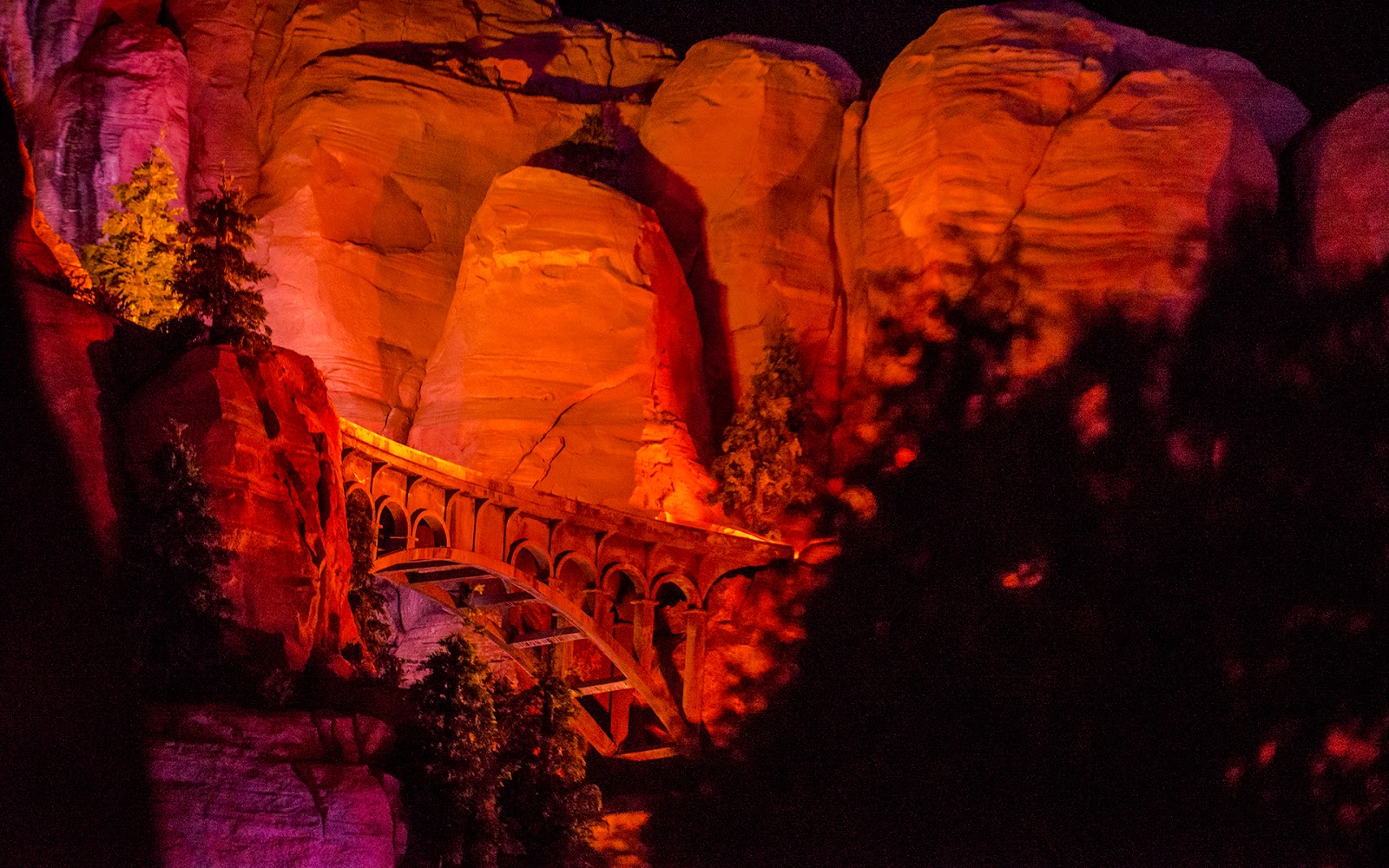 Ornament Valley Through the Trees