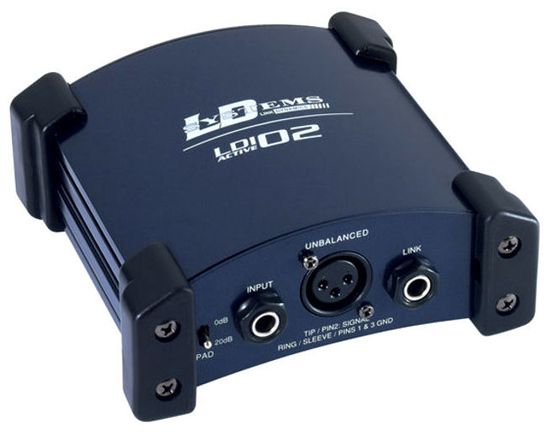 Caja DI Caja DI, Caja de Simetría o Caja de Inyección Directa para Guitarra