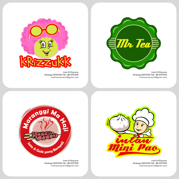 Desain Logo  Logo Kuliner  Desain Gerobak  Jasa Desain 