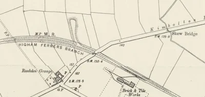1890s OS Map of the Skew Bridge area