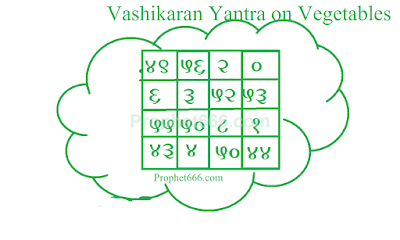 Vashikaran Yantra on Cauliflower Leaves